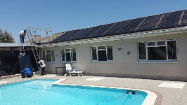 solar pool heating and pool